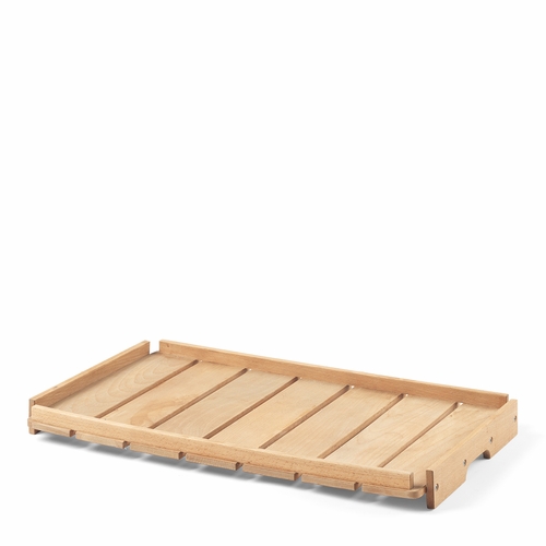 Carl Hansen & Son BM1069 Outdoor Tray for Footstool, Teak Untreated