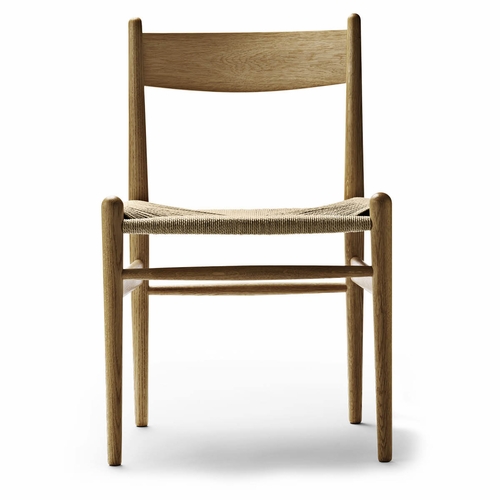 CH36 Dining Chair, Oak Oil, Natural Paper Cord Seat