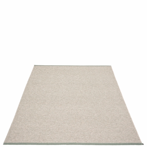 Pappelina Effi Plastic Rug - Army, 6' x 8 1/2'