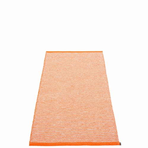 Pappelina Effi Plastic Rug - Orange, 2 3/4' x 5 1/4'