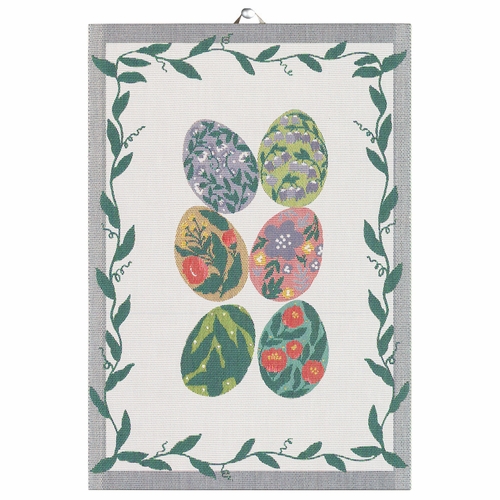 Egg Collection Organic Cotton Tea Towel