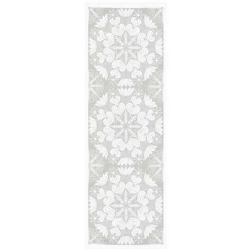 Ekelund Weavers Hjartbo Table Runner - Light Grey, 20 x 59 inches