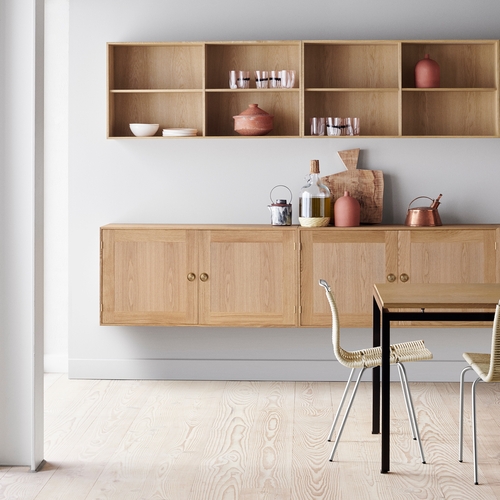 FK63 Two Cabinets and Two Bookcases, Oak