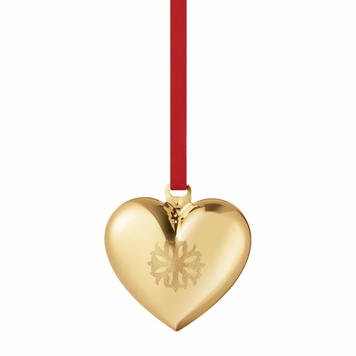 Georg Jensen 2020 Christmas Heart, Gold Plated