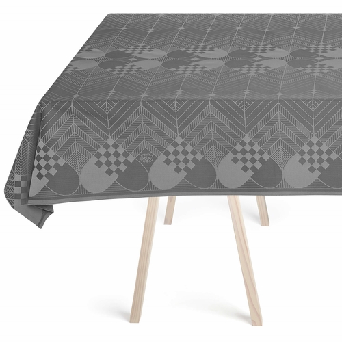 Georg Jensen Damask Christmas Tablecloths & Table Runners, Winter Grey