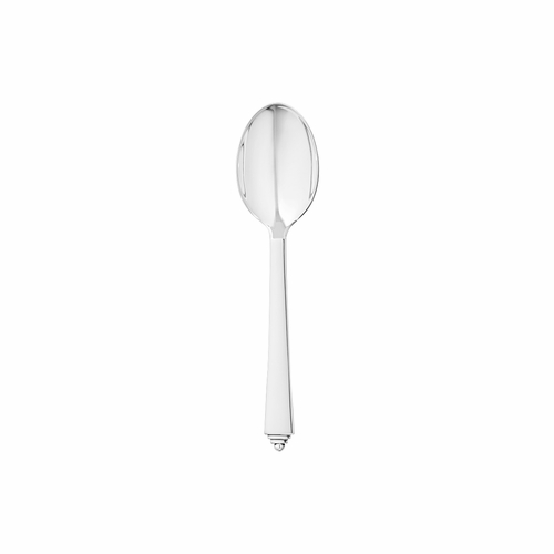 Georg Jensen Pyramid Dessert Spoon, 925 Sterling Silver
