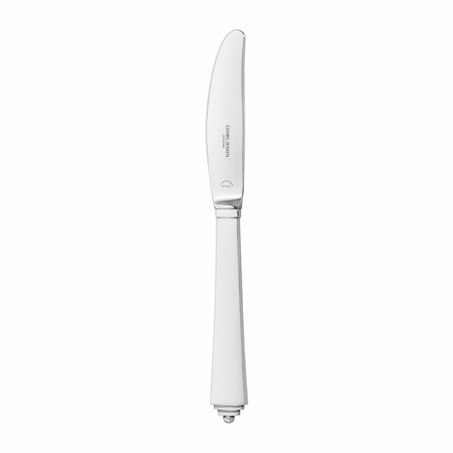 Georg Jensen Pyramid Long-Handled Dinner Knife, 925 Sterling Silver