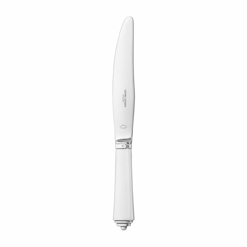 Georg Jensen Pyramid Short-Handled Dinner Knife, 925 Sterling Silver