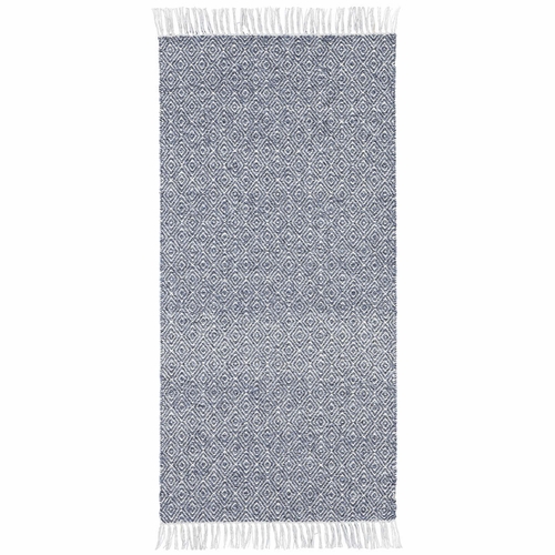 Goose Indoor / Outdoor Swedish Woven Rugs, Blue