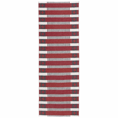 Marta Indoor / Outdoor Swedish Woven Rugs, Red