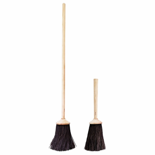 Porch Broom - Long Handle & Short Handle Set - Horse Tail Hair