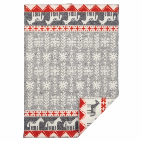 Horse ECO Lambs Wool Baby Blanket