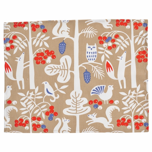 Squirrel Placemat, Set of 4