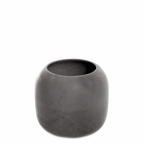 Iris Hantverk Large Concrete Vanity Bowl, Dark Gray