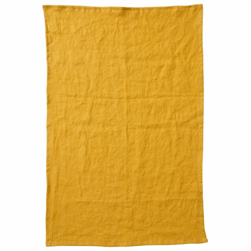 Klippan Linn Linen Kitchen Towel, Mustard