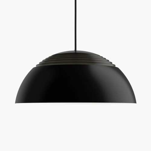 Louis Poulsen AJ Royal Pendant, Black - 2700 Kelvin, Dimmable / 19.7"