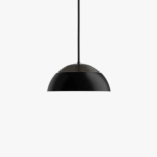 Louis Poulsen AJ Royal Pendant, Black - 2700 Kelvin, Dimmable / 9.8"