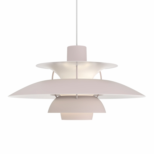 Louis Poulsen PH 5 Pendant Light, Monochrome Oyster Grey