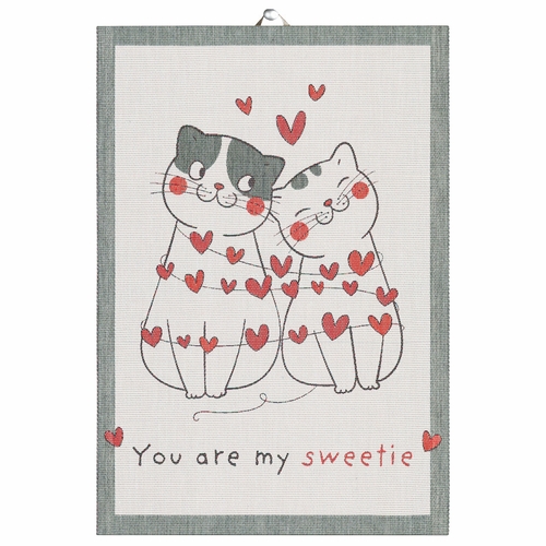 Love of Cats Organic Cotton Tea Towel