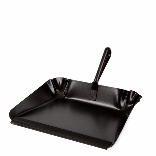 Metal Dustpan, Black