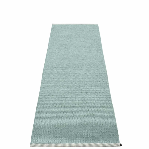 Pappelina Mono Plastic Rug - Haze, 2 3/4' x 8 1/2'