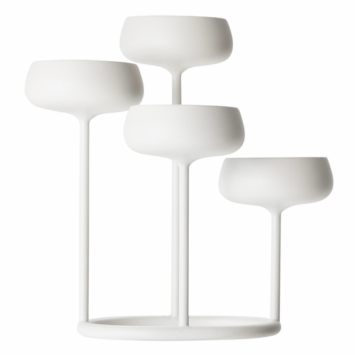 Nappula Candleabra 10.35" - White or Gray - 1 Left