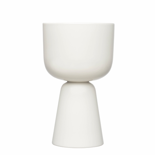 Nappula Plant Pot 10.25" x 6", White