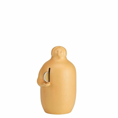 Pauper "Vaisvaisukko" Coin Collector, Ceramic - Sand Colored Glaze