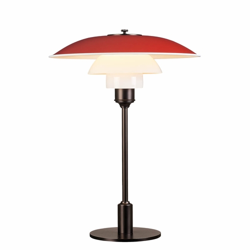 Louis Poulsen PH 3.5-2.5 Table Lamp, Red