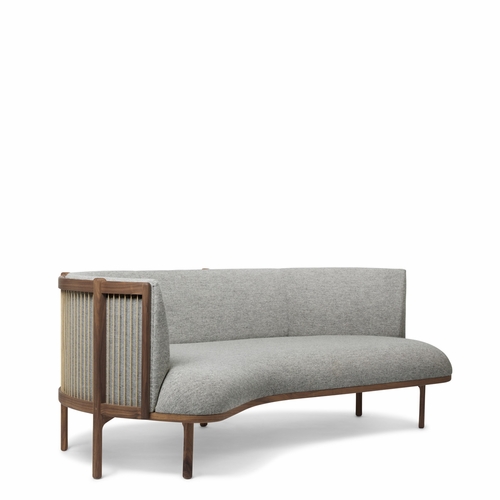 RF1903 Sideways Sofa - Left-Facing, Oiled Walnut, Hallingdal 65/116 Upholstery