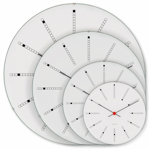 Arne Jacobsen Banker's Wall Clock - Four Size Options