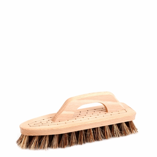 Scrubbing Brush with Handle, Union Blend Bristles