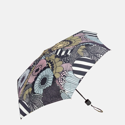Siirtolapuutarha Mini Manual Umbrella, White/Pink/Black