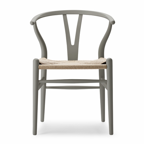 Special Edition Hans Wegner CH24 Wishbone Chair, Ilse Crawford Matte Clay, Natural Paper Cord Seat - SEPTEMBER 2022