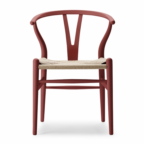 Special Edition Hans Wegner CH24 Wishbone Chair, Ilse Crawford Matte Falu, Natural Paper Cord Seat - DECEMBER 2022