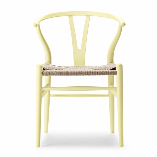 Special Edition Hans Wegner CH24 Wishbone Chair, Ilse Crawford Matte Hollyhock, Natural Paper Cord Seat - APRIL 2022