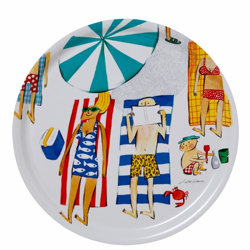 Summer Life Small Round Tray