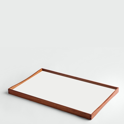 TurningTray (Medium), Alaska White by Finn Juhl