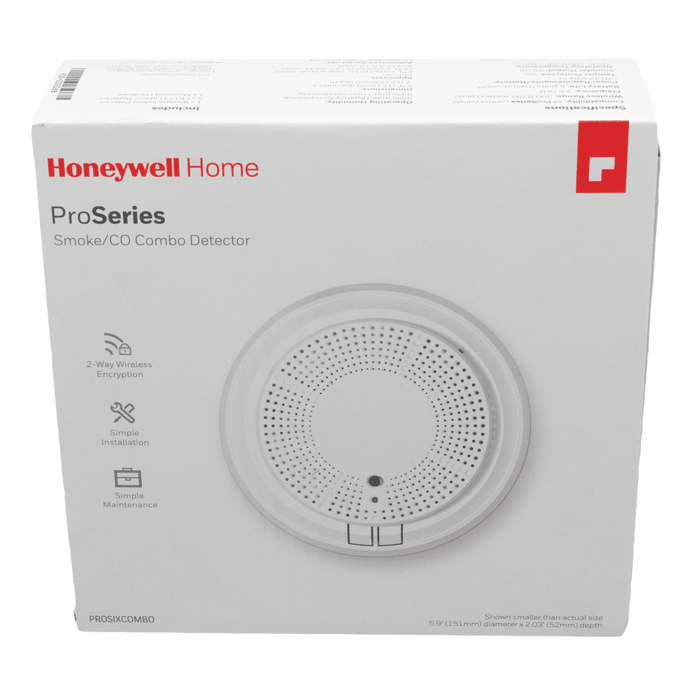 Resideo Honeywell Home Wireless Combo Smoke/Carbon