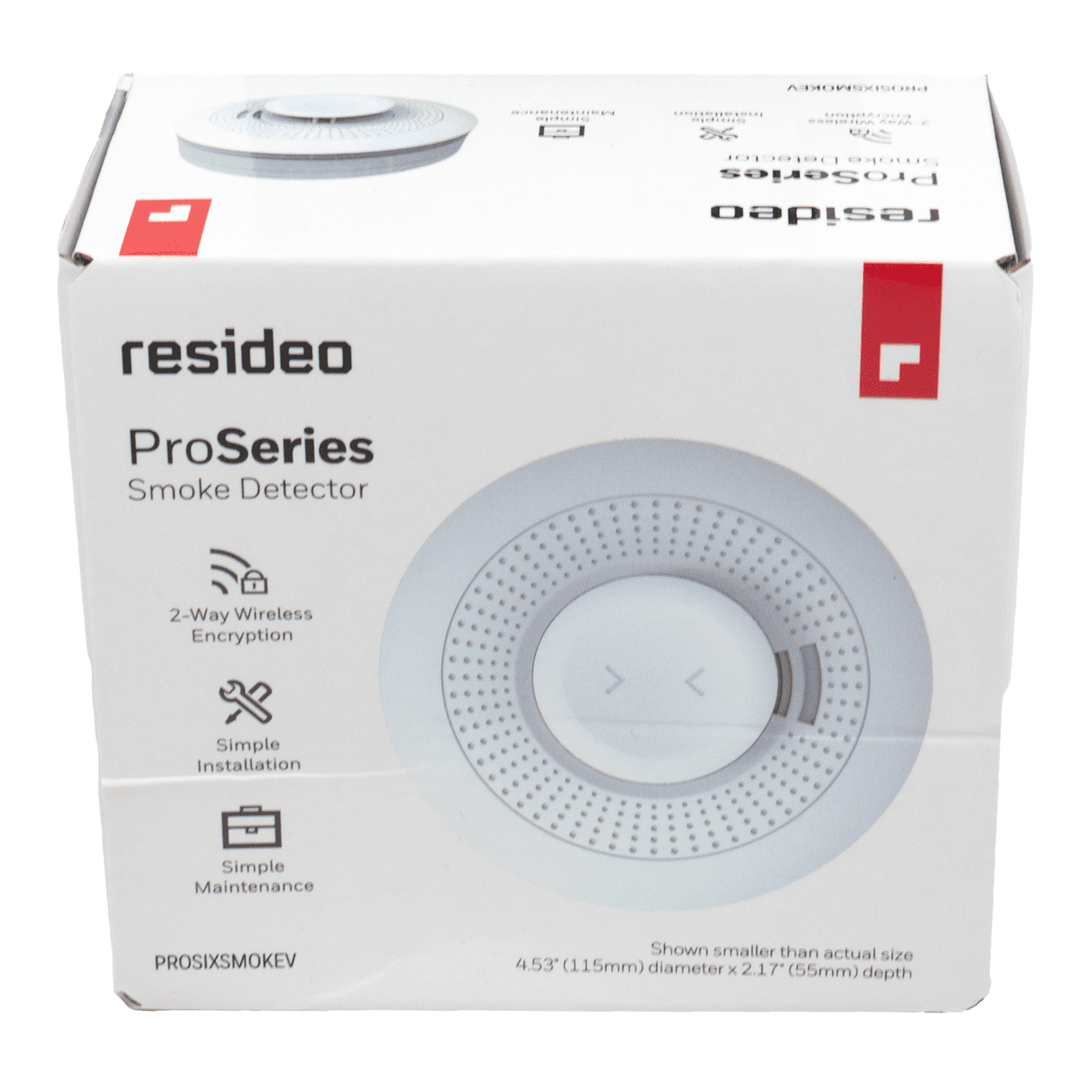 PROSiXSMOKEV Resideo Honeywell Home Wireless Combo Smoke/Heat Detector (for ProSeries Control