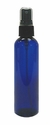 Cobalt Blue Plastic PET Bottle with Black Spray Atomizer Top Cobalt Blue Plastic PET Bottle with Black Spray Atomizer Top