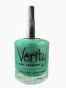 Verity Nail Lacquer, Green Sparkles SE26 Verity Nail Lacquer, Green Sparkles SE26