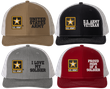 Army Split Design Embroidered Caps Army Split Design Embroidered Caps