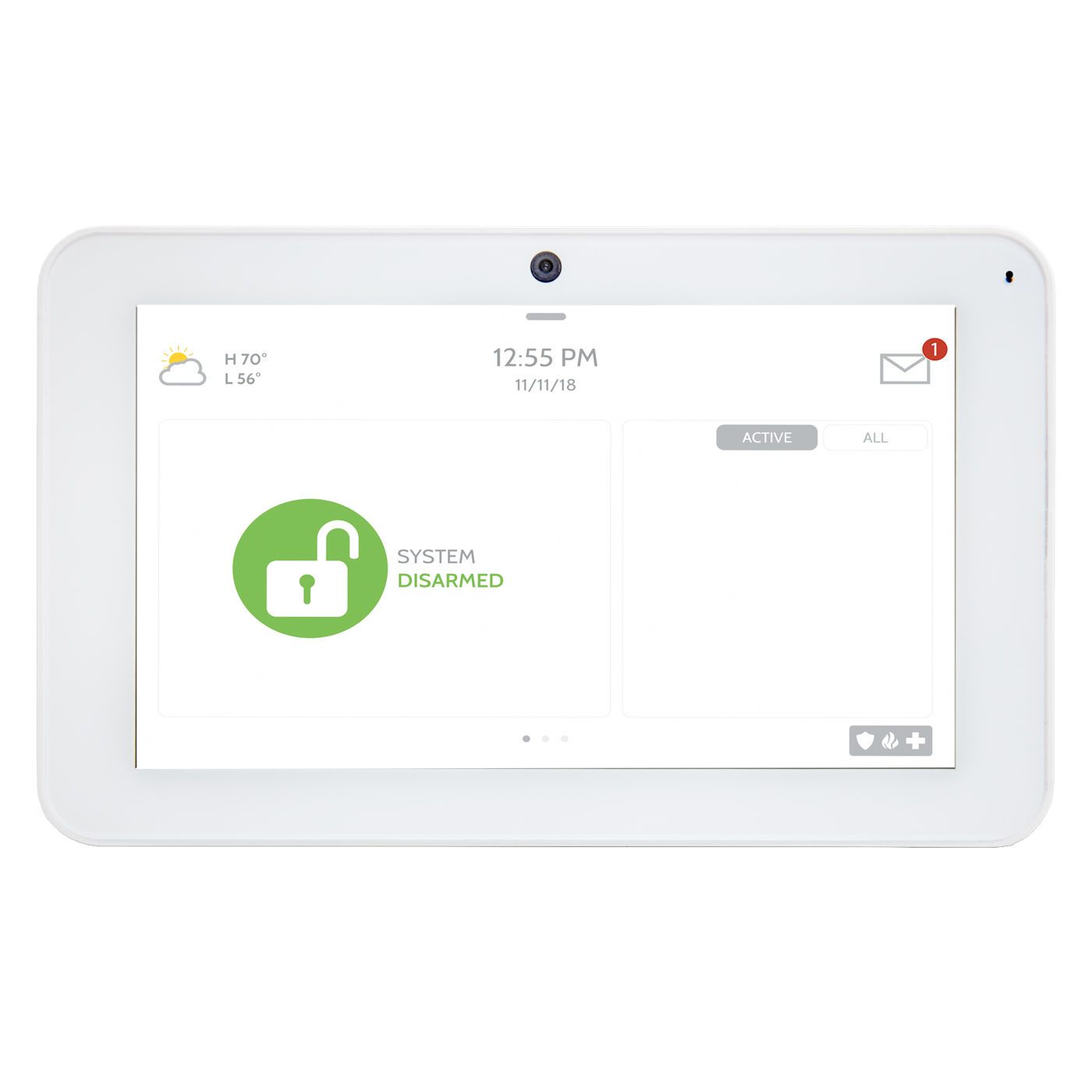 QW9104840 Qolsys IQ Remote Wireless Secondary Touchscreen Alarm Keypad