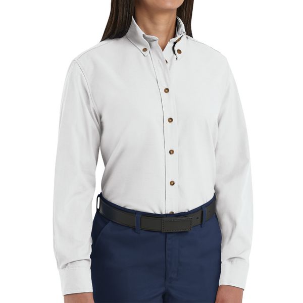 SP91 Women's Long Sleeve Button Down Poplin Shirts (9Colors)