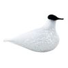 Muurla Tilhi Clear / White Glass Bird