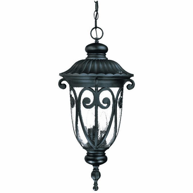 Acclaim Lighting 2126BK Naples Traditional Matte Black Outdoor Pendant