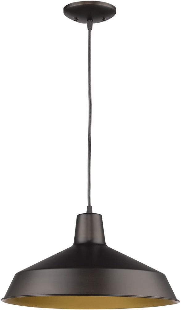 Acclaim Lighting IN31143ORB Alcove Retro Oil Rubbed Bronze Pendant Light ACLIN31143ORB