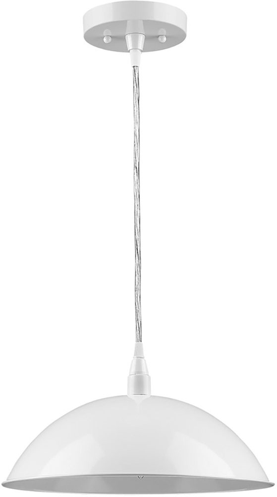 Acclaim Lighting IN31451WH Layla Retro White Drop Lighting Fixture ACLIN31451WH