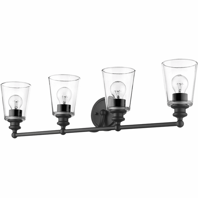 Acclaim Lighting IN41403BK Ceil Modern Matte Black 4Light Bathroom